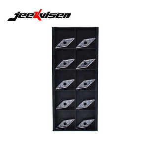 Jeekvisen VNMG160408-63 CNC <b>Lathe</b> Cutting Tools Hard Alloy Turning Carbide Insert with PCD Coating for Steel Workpiece - Product Image 2