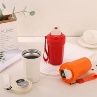 Logo personnalisé, nouveau style 2026, tasse à café de 450 ml en forme de diamant octogonal, en acier inoxydable 316, thermos à café isolé sous vide