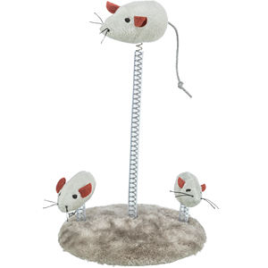 Ensemble de jouets en peluche pour chats, motif souris, 15 x 22 cm, base à ressort - Product Image 2