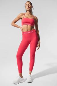 Vente en gros Ensemble de yoga fitness et fitness 2 pièces personnalisé pour femmes, leggings taille haute, soutien-gorge de sport avec dos croisé, soutien-gorge de sport, yoga taille haute - Product Image 6