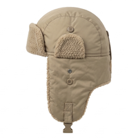 Chapeau d'hiver en fausse fourrure sherpa, coupe-vent, avec cache-oreilles, style aviateur, 100% polyester, unisexe, pour le ski et les voyages en plein air