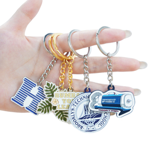 <span class=keywords><strong>Portachiavi</strong></span> in Metallo Personalizzati di Alta Qualità, Design con Smalto Morbido e Anelli, <span class=keywords><strong>Portachiavi</strong></span> Speciali per Regali - Product Image 4