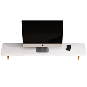 Màn hình đứng gỗ Máy tính để bàn và Acrylic Riser Màn hình bàn phím máy tính xách tay bàn nhỏ và bàn tổ chức ánh sáng Gỗ Đứng - Product Image 1