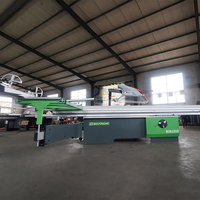 Scie à panneaux verticale CNC pour découpe et rainurage du bois avec table coulissante à vendre