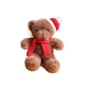Giocattolo di peluche albero di natale natale creatura serie graziosa palpebra orso bambola con riempimento in cotone PP fodera in rete-Stress sollievo regalo - Product Image 5