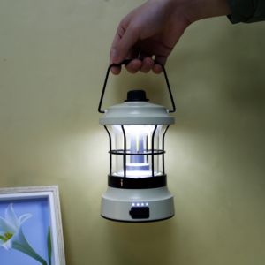Linterna de Camping Retro de Lujo, LED Recargable, Portátil, Vintage, para Senderismo, Patio, Emergencias - Product Image 3