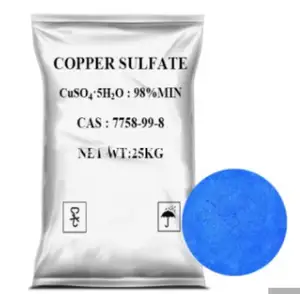 Food Grade Cooper Sulfate Anhydrous Monohydrate Powder Cu2so4 Bulk Blue Crystals Price Pentahydrate Copper Sulfate