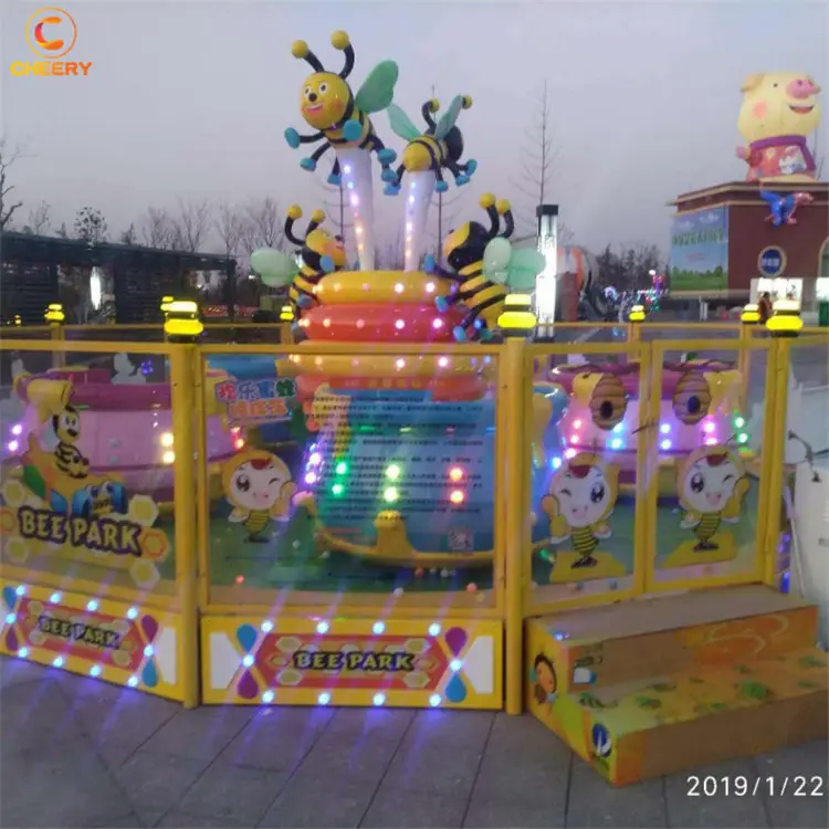 Công Viên Giải Trí Giáng Sinh Trò Chơi Máy Pha Cà Phê Tách Trà Cup Rotary Joy Spray Ball Kids Rides Để Bán