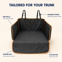 Housse de siège pliable imperméable pour chien et chat, tapis de coffre de SUV, protection pour animaux de compagnie, ajustement universel