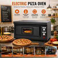 Four à pizza électrique professionnel pour comptoir, idéal pour les restaurants de pizzas, équipement de cuisson à chauffage rapide, four à pizza électrique