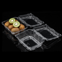 Boîte de récipient alimentaire frais pour fraises, myrtille, fruits, emballage avec trou de ventilation