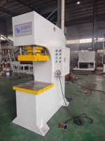 Prensa Hidráulica de Coluna Única Tipo C Hairun Y41-100 de 100 Toneladas com Motor e Bomba Industriais Automáticos para Estampagem de Metal