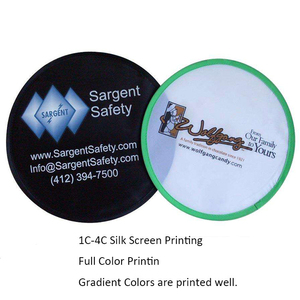 Quạt Xếp Nếp Bằng Nylon Tùy Chỉnh Có Thể Gập Lại Quạt Gấp Tròn Thăng Hoa Cầm Tay Gấp Gọn Bằng Vải 190T 210D Kèm Túi - Product Image 4