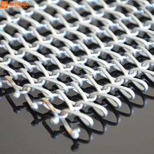 Maille spirale architecturale flexible en acier inoxydable, tissu métallique tissé pour séparateurs <span class=keywords><strong>de</strong></span> hall d'hôtel et revêtements muraux - Product Image 2