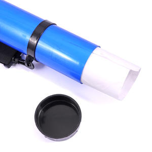 Étui de transport transparent en plastique imperméable FOSKA pour plans, parchemins, cartes et documents d'architecture avec sangle réglable - Product Image 5