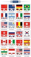 Exclusivité transfrontalière Nouveauté 2026 Autocollants de tatouage drapeaux États-Unis Canada Mexique pour matchs de football et événements sportifs Personnalisation DIY