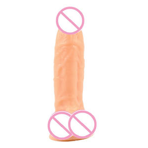 Nuevos juguetes sexuales para mujeres auto masturbación silicona gran Pene negro Consolador - Product Image 4