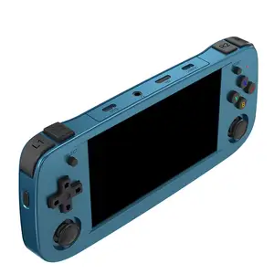 安伯尼克RG503 4.95英寸有机发光二极管屏幕复古视频手持游戏机，适用于PS1 PSP N64支持5g无线电视游戏播放器盒