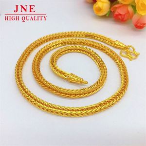 สร้อยคอผู้ชายลายกระดูกงูทองคำ แฟชั่นยอดนิยม ขายตรงจากโรงงาน เครื่องประดับแฟชั่นสวยหรู ขายส่ง - Product Image 5