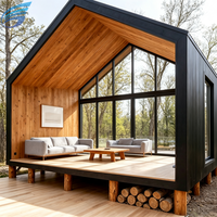 Maison préfabriquée moderne en structure acier avec chambre et salle de bain, entièrement meublée, maison modulaire pour villa familiale, appartement prêt à vivre
