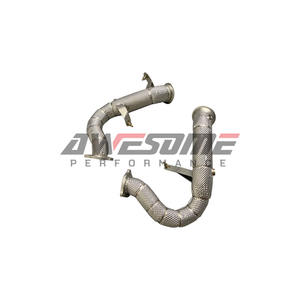 Downpipe Deportivo de Alto Rendimiento para <span class=keywords><strong>Porsche</strong></span> <span class=keywords><strong>Macan</strong></span> 95B Turbo/<span class=keywords><strong>GTS</strong></span> 3.0T 3.6T, Tubos de Escape de Acero Inoxidable con Protectores Térmicos - Product Image 4