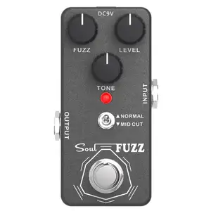 Huasheng Linh Hồn Fuzz Guitar hiệu ứng bàn đạp mini analogue Guitar hiệu ứng bàn đạp với đúng Bypass