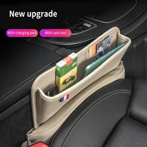 Groothandel Auto Armsteun Zonnebril Auto Seat Gap Filler Organizer Brillen Opbergdoos