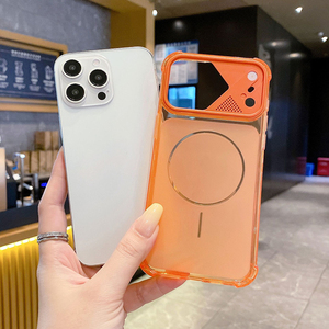 เคสโทรศัพท์คุณภาพสูง MOQ 500 สำหรับ <span class=keywords><strong>iPhone</strong></span> 16 15 14 <span class=keywords><strong>Pro</strong></span> Max แบบด้านกึ่งโปร่งแสง ป้องกันแรงกระแทก พร้อมแม่เหล็ก สำหรับ <span class=keywords><strong>iPhone</strong></span> 17 - Product Image 2