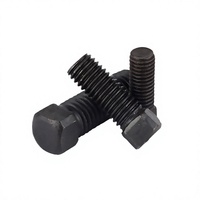 Vis métriques pour panneaux de particules pour l'installation de serrures de sécurité, en acier inoxydable, zingué, oxyde noir