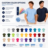 Camiseta Personalizada para Hombre con Logotipo, Cuello Redondo, Manga Corta, Suave, Informal, Básica para Impresión, Ropa Promocional, Marca OEM
