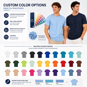 T-Shirt da <span class=keywords><strong>Uomo</strong></span> Personalizzabile con Logo, Girocollo, Manica Corta, Morbida, Casual, Base per Stampa, <span class=keywords><strong>Abbigliamento</strong></span> Promozionale, Brand OEM - Product Image 3