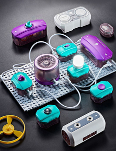 Test de physique blocs de construction STEM éducation jouet 89 expériences projets de bricolage <span class=keywords><strong>Circuit</strong></span> scientifique pour les enfants - Product Image 5