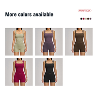 Ensemble de yoga pour femmes, débardeur court et short taille haute, tenue de sport extensible sans couture, séchage rapide