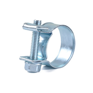 Hose <b>Clamps</b> Carbon Steel <b>Mini</b> Metal Pipe <b>Clamp</b> For Fuel Air Water Hose Repair Replacement 60 Pack - Product Image 3