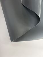 Rollos de Lona de Alta Calidad, Tejido de Punto por Urdimbre 30*32, Acrílico B1 Blanco, Tejido Liso, Anti-UV, Ecológico, Recubierto de PVC, para la Industria