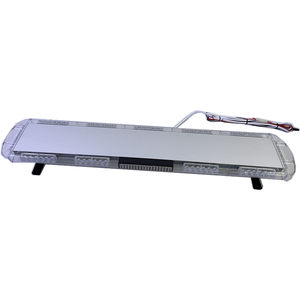 Prix usine 47 pouces bleu LED clair lentille avertissement barre lumineuse 100W haut-parleur et sirène amplificateur accessoires de lumière de voiture - Product Image 1