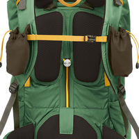 Sac à dos de randonnée et d'alpinisme 50L en nylon ripstop imperméable à chargement par le haut, spacieux et personnalisé