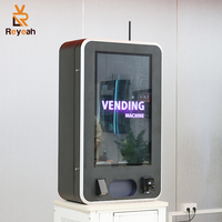Máquina Expendedora Automática de Pared, Mini, con Pantalla Digital de 32 Pulgadas y Verificación de Edad con Lector de Tarjetas de Identificación