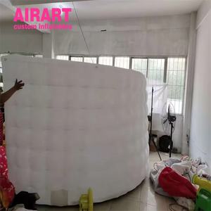 흑백 풍선 조명 벽, 전시용 저렴한 풍선 포토 부스 벽 - Product Image 5