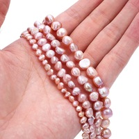 Perles d'eau douce naturelles en vrac de haute qualité pour la fabrication de bijoux DIY, perles baroques 4-9mm, excellente qualité