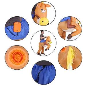 Blow up Party <span class=keywords><strong>Costume</strong></span> Adultes et Enfant <span class=keywords><strong>Cowboy</strong></span> Horse Rider Déguisement <span class=keywords><strong>Gonflable</strong></span> <span class=keywords><strong>Costume</strong></span> <span class=keywords><strong>Gonflable</strong></span> Halloween <span class=keywords><strong>Costume</strong></span> - Product Image 2