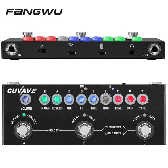 Multifunctional CUBE BABY Portable Electric Guitar Effect Pedal Combined Guitar Pedal Recording Audio Interface Function