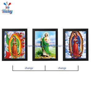 Ricky Custom 3D Sacred Geometry 3D Plastic Artwork - Spiritual Symbolism Layered PET Panel avec effet de réflexion de lumière <span class=keywords><strong>divine</strong></span> - Product Image 4