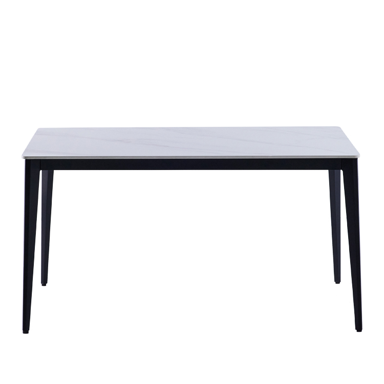 Modern restaurant white carbon steel dining
