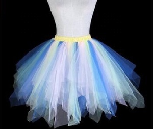 Jupe pour femmes 47CM, mini-jupe tutu, jupe bouffante en <span class=keywords><strong>tulle</strong></span> pour adultes et adolescents, avec bande élastique, pour la danse classique - Product Image 3