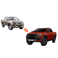 Kit Carrosserie Modifié 4x4 Dmax 2025 Compatible Dmax 2012-2019, Kit Pare-chocs et Calandre Avant, Accessoires Dmax 2025