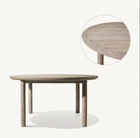 Ensemble de chaises et table à manger en teck, meubles d'extérieur, ensemble de table à manger en bois