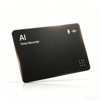 Tarjeta Grabadora de Voz con IA, Grabadora de Voz Digital Inteligente con Transcripción y Resumen por IA, Grabadora de Voz IA para Reuniones, Entrevistas y Negocios