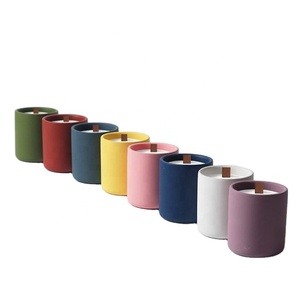 Venta Especial: Portavelas de Concreto Mate, Portavelas de Cerámica Personalizados de Lujo, Decorativos para Navidad - Product Image 1