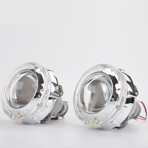 RR GT-I cubiertas HID Bi xenón de Ojos de Ángel coche luz de la cabeza máscaras de plata - Product Image 2